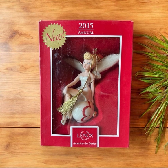 Lenox 2015 Disney Showcase Tinker Bell “Fa La La La Fairy” Ornament Original Box - Picture 1 of 13